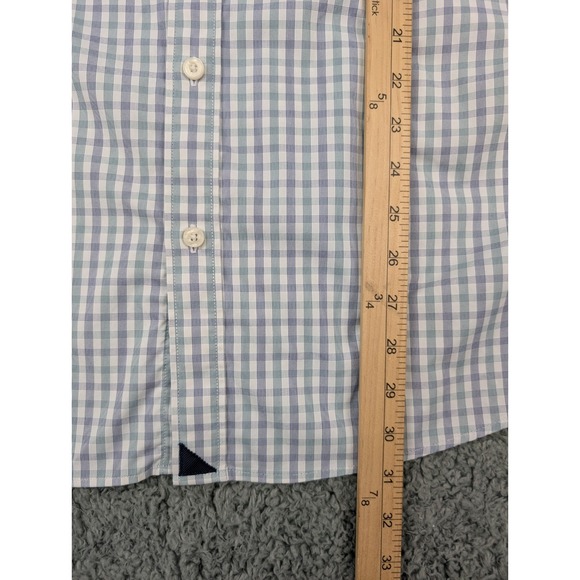 Untuckit Montiglet Shirt Men's Size 3XL Button Up Multicolor Plaid Stretch Nylon - Picture 8 of 12